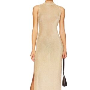 SER.O.YA Henne Metallic Dress